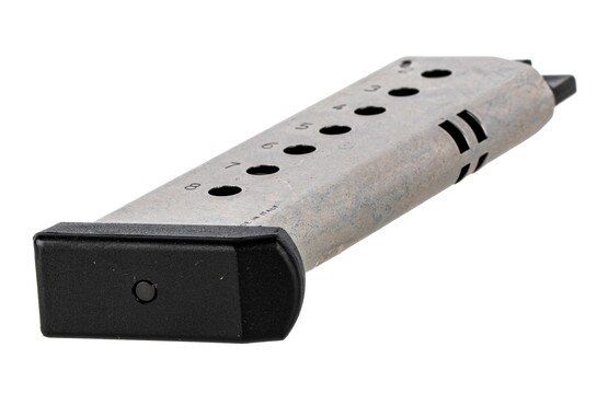 The Sig Sauer P220 45 ACP magazine 8 round features a flush fit polymer base pad